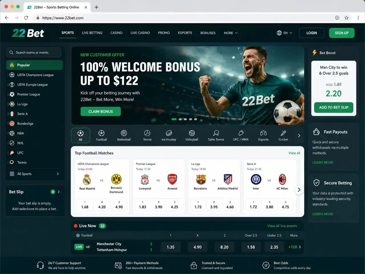 22Bet